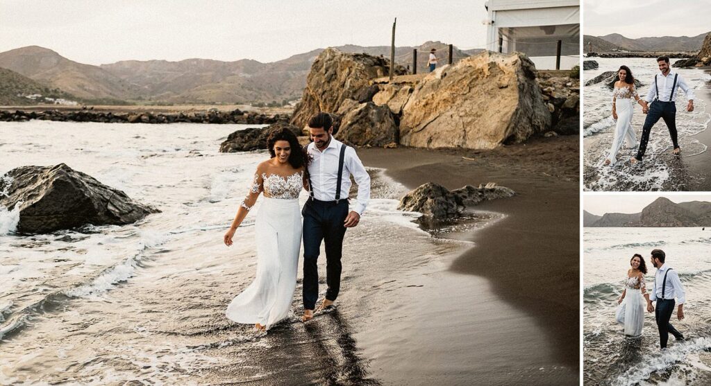 boda romántica al aire libre