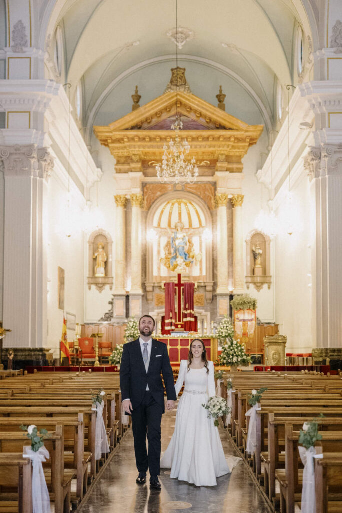 Parroquia de Nuestra Señora de la Asuncion de Denia boda Andrea y Jose