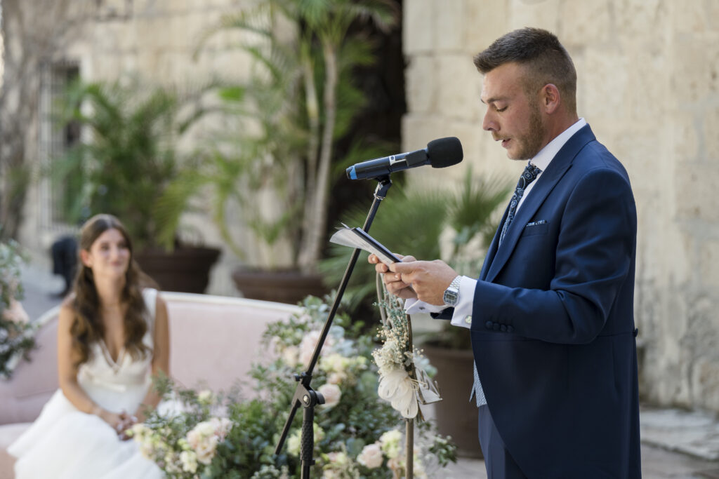 Discurso emotivo boda Alicante