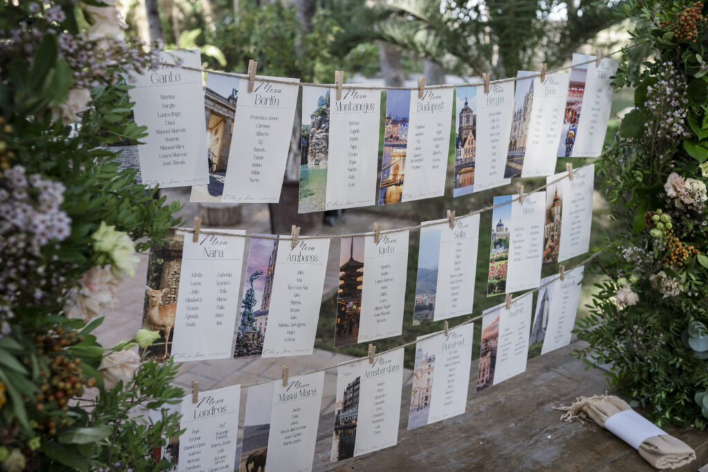 Decoración boda en Torre de Bosch