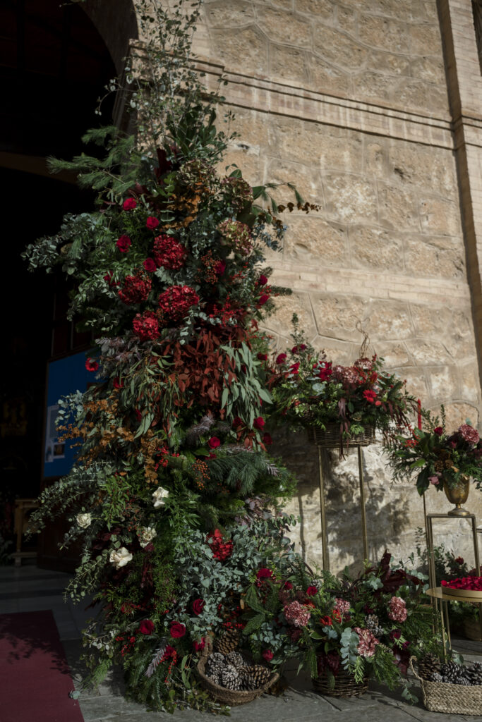 Decoración Iglesia boda navideña Torrevieja