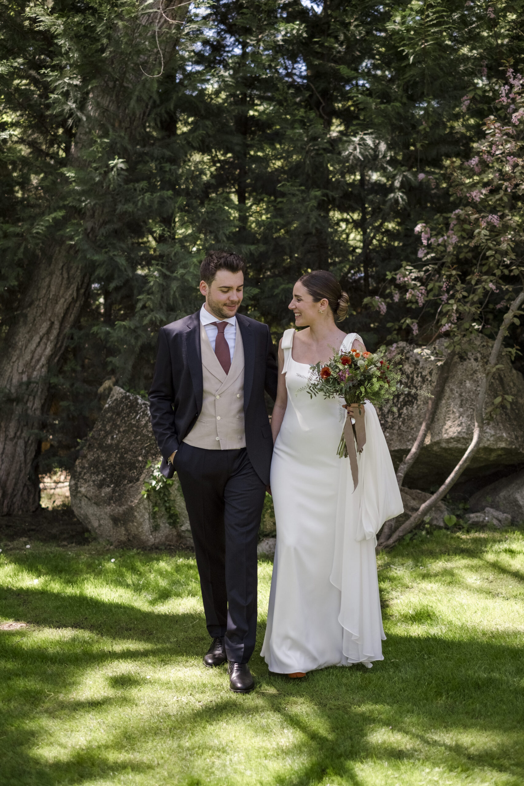 Sesión de recién casados en la Cañada de Mónico