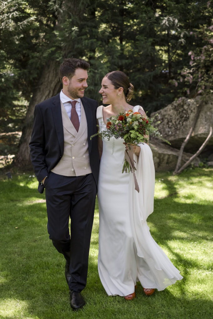 Sesión de recién casados en la Cañada de Mónico